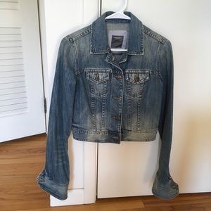 Abercrombie Cropped Jean Jacket